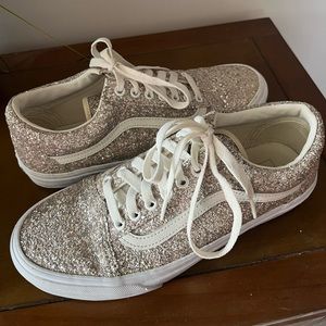 Vans old school. Glitter. Women’s 8.5. Good used condition.